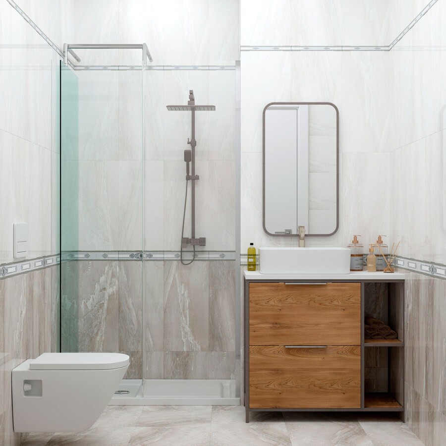 Плитка настенная Eurotile Istambul Light Grey 30x60
