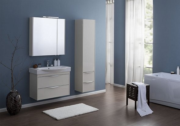 Aquanet Франка 00183050 Шкаф-пенал подвесной, слоновая кость 40