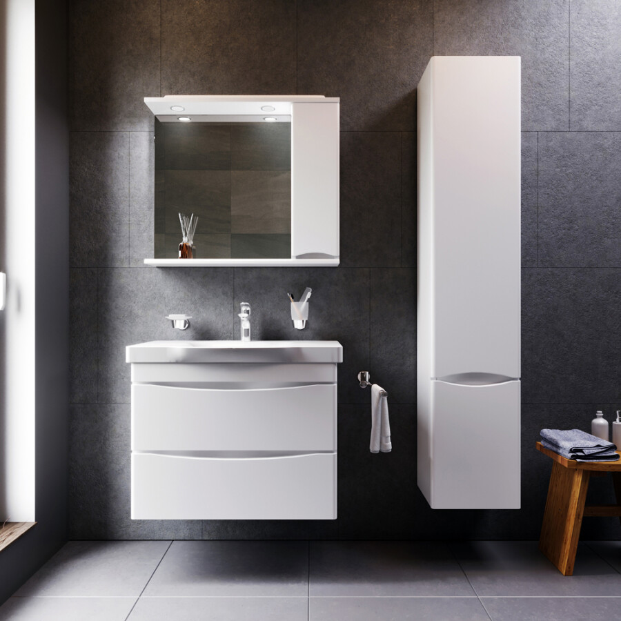 Зеркало-шкаф Am.Pm Like 80*78 R M80MPR0801WG