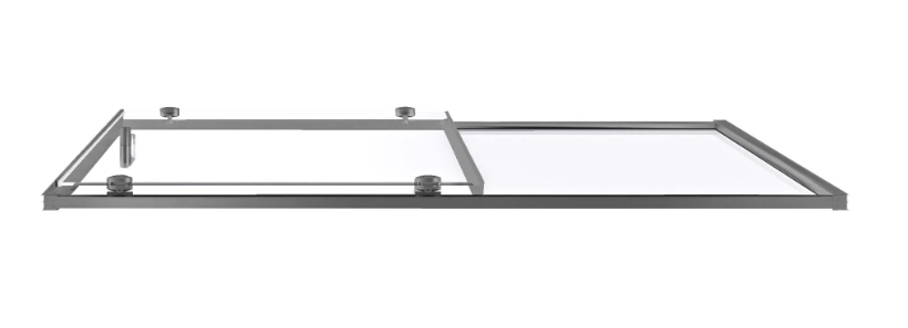 BAS Lite WTW-130-C-GM душевая дверь в нишу 1300х1900 Оружейная сталь ЛТ00044
