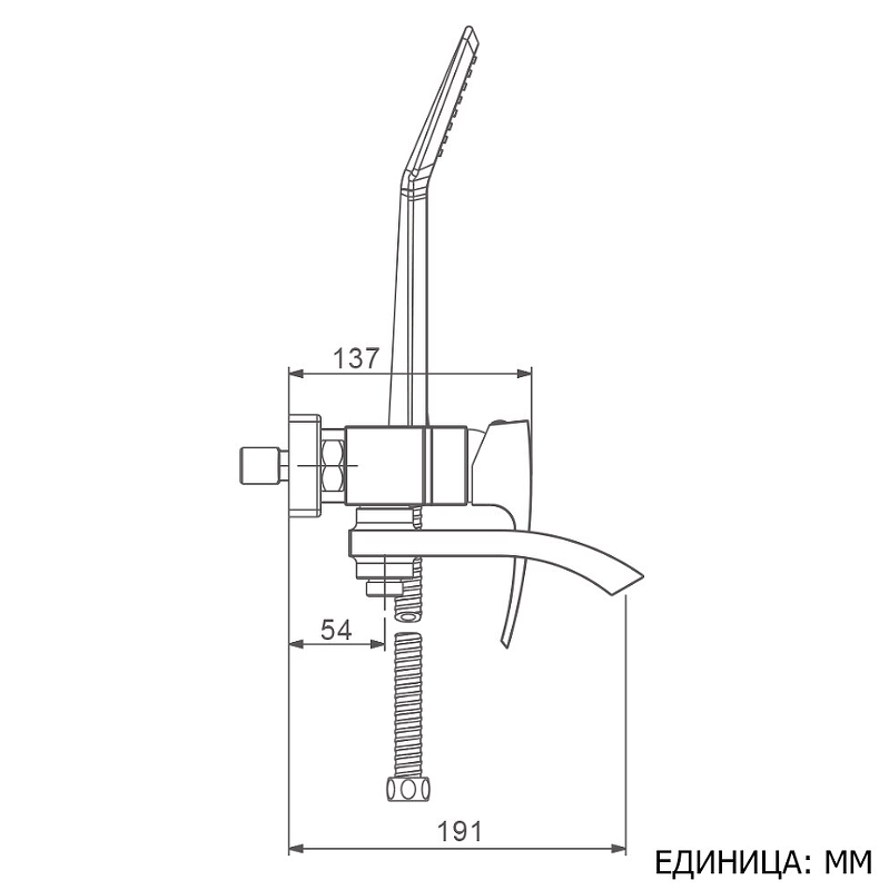 Смеситель для ванны Gappo G3207