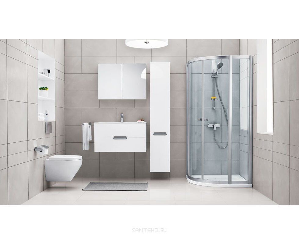 Am.Pm Spirit M70CHL0326WG шкаф-пенал подвесной L глянец белый 32
