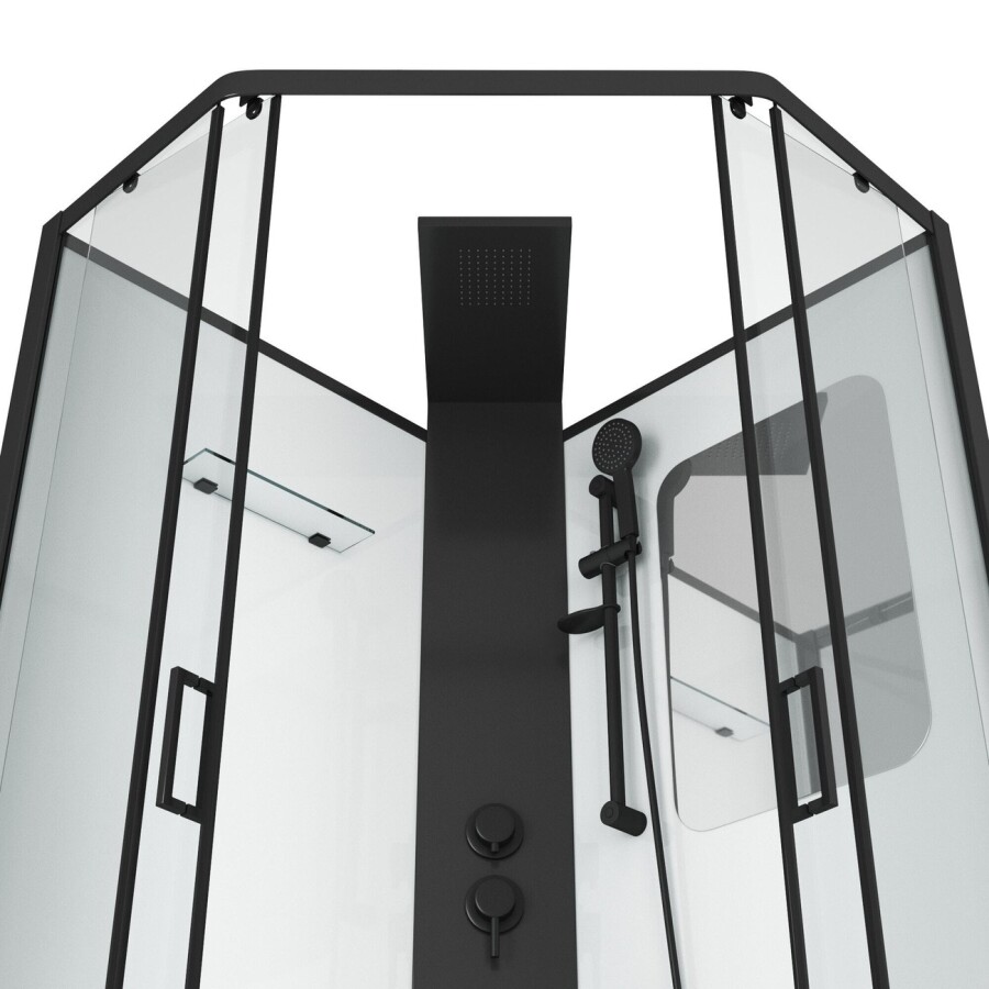Душевая кабина Grossman Elegans GR251D (90х90х217) дверь раздвижная,5 мест