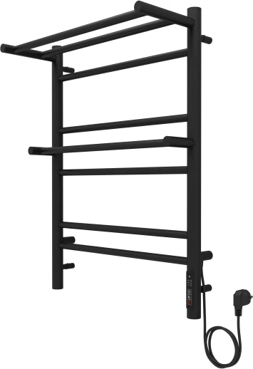 Aquatek Альфа П7 полотенцесушитель 50х70 см черный AQ EL RRP0770BL
