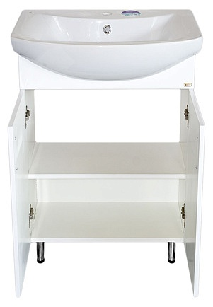 Misty Балтика 60 тумба напольная с раковиной Э-Бал01060-011Пр + Santek Балтика 60