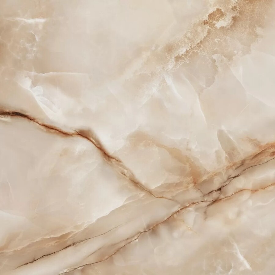 Керамогранит 6060ORO11P LCM Onyx Royal Latte Полированный 600 x 600 x 8 мм.