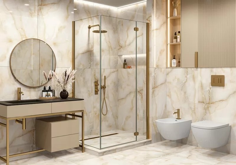Керамогранит 60120MOS21P LCM Moonstone Gold Полированный 600 x 1200 x 7 мм.