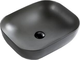 BelBagno BB1302-H311 раковина накладная 50 см серая матовая