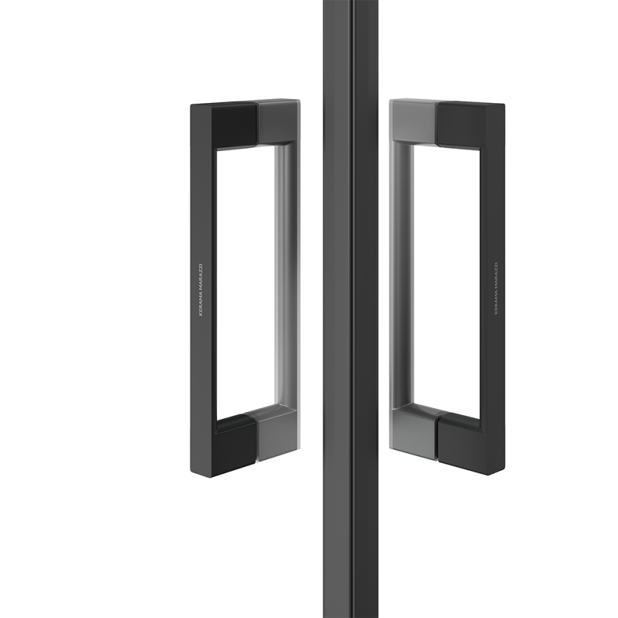 Kerama Marazzi Vetro душевой уголок 90х90 VE.90.SSD.BLK.M