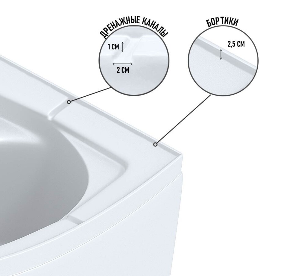 Niagara Eco Душевая кабина 120x80 Тропический душ Левая E120/80/40L/TN