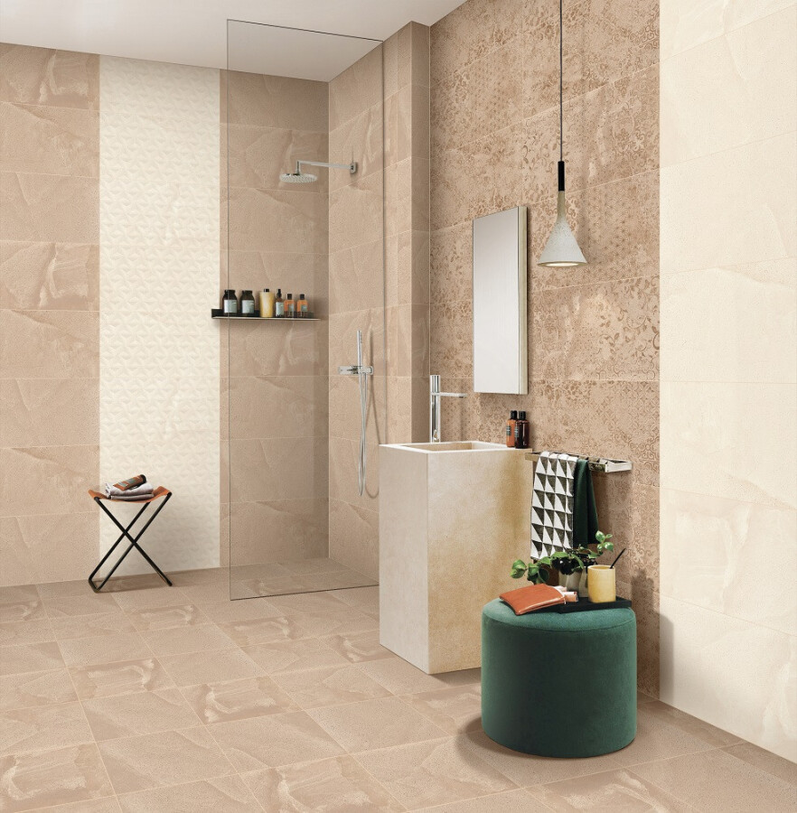Керамическая плитка Cube Ceramica Iron Stone Crema 30*60 УТ000026491