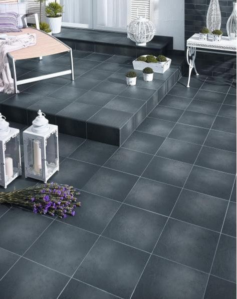 Клинкер Paradyz Semir Grafit 33х33 см ступень угловая с капиносом