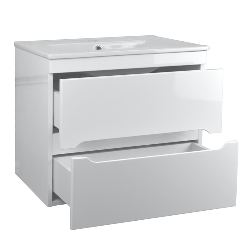 Loranto Арфа тумба 60/2 см с раковиной LEONE CS00072626