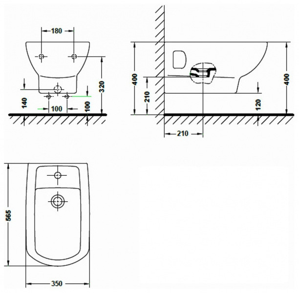 Gala Smart 25362 биде подвесное