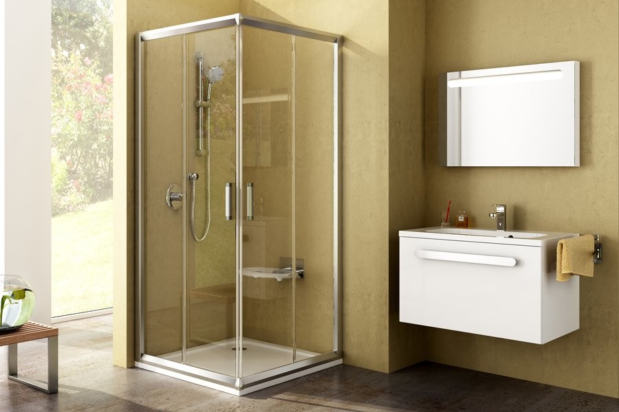 Ravak Rapier NRKRV2-80 душевое ограждение 80*80*195 WG