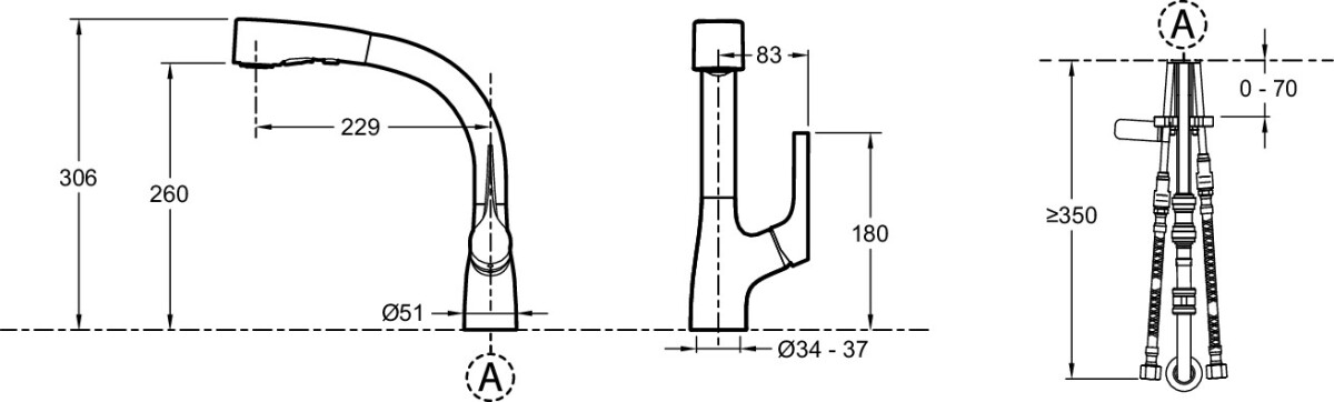 Jacob Delafon Elate E13963-CP смеситель для кухни хром