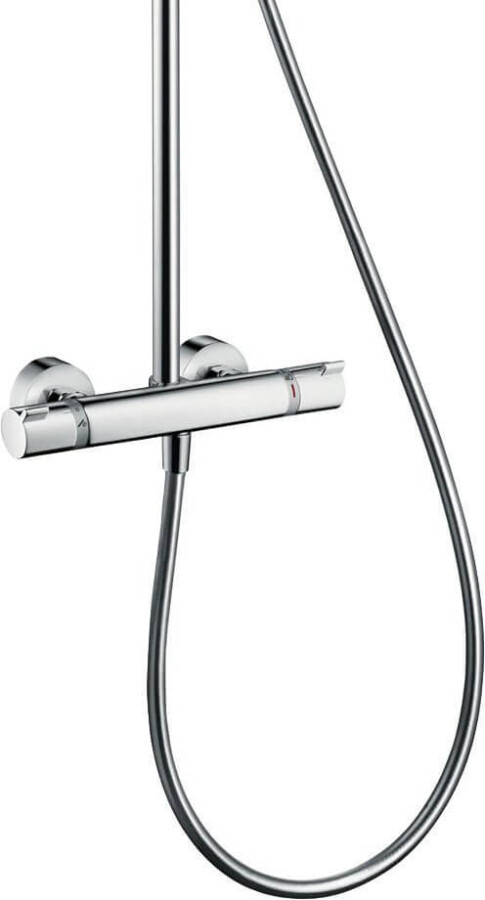 Hansgrohe Raindance Select S 240 2jet Showerpipe душевая система с термостатом хром-белый матовый 27129400