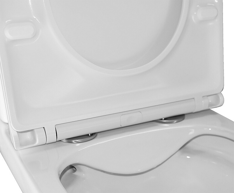 Унитаз-компакт Azario VARO 365х615х805 напольный, безободковый,с быстросъемным сиденьем Микролифт, полипропилен AZ-2171