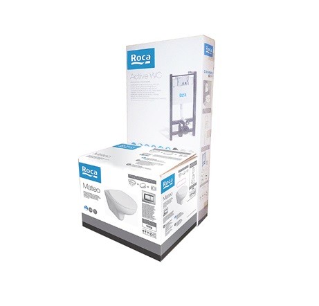Roca Mateo 893100010 унитаз подвесной + инсталляция