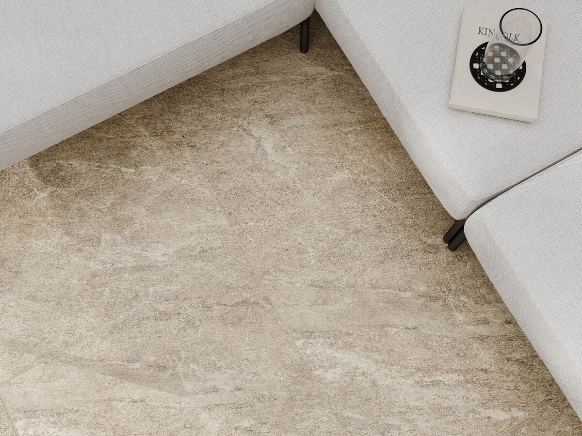 Керамогранит Cersanit Desert бежевый ректификат рельеф 59,8x59,8 A17886