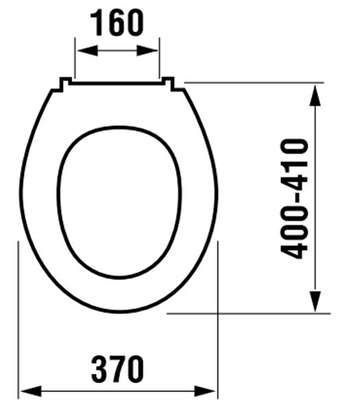 Крышка для унитаза Jika Lyra дюропласт
