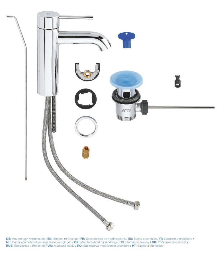 Grohe Essence+ 23589001 смеситель для раковины 28 мм
