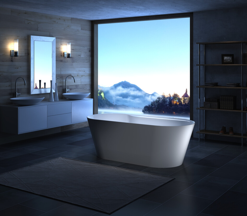BelBagno BB14-K 178*84 ванна акриловая овальная