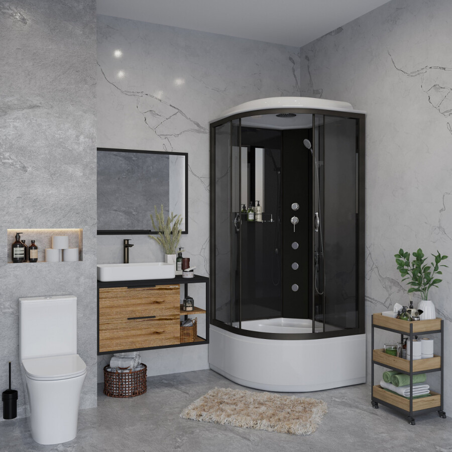 Niagara NG 6508-14G Душевая кабина 90x90 с гидромассажем 65081434G