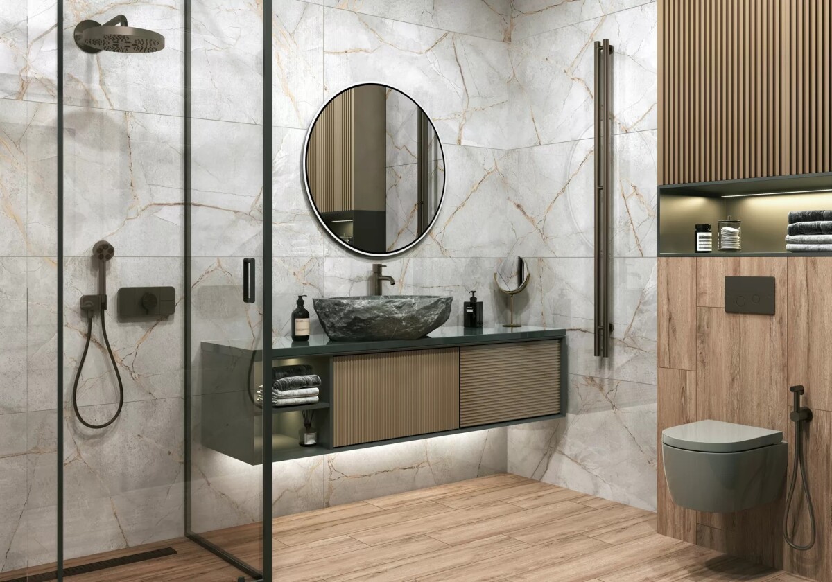 Керамогранит 60120PEC15P LCM Special Marmo Gray Полированный 600 x 1200 x 7 мм.