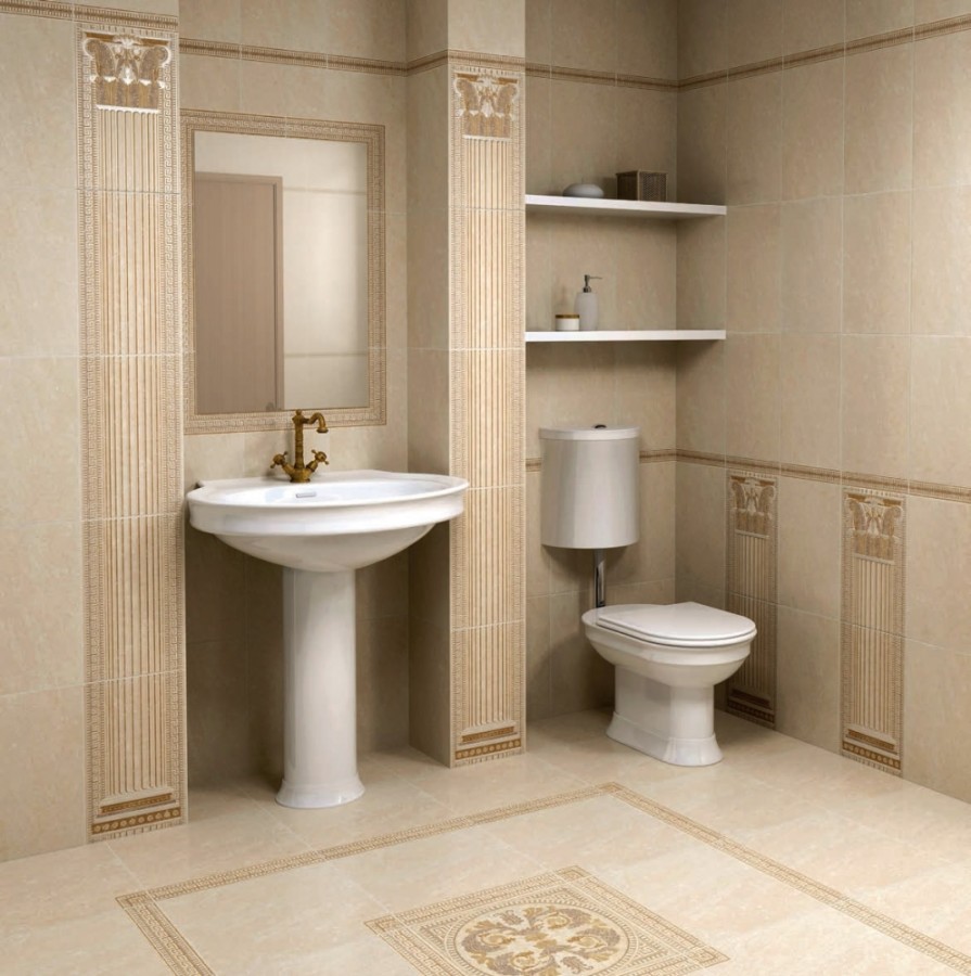 Kerama Marazzi Феличе 25х40 см декор настенный бежевый колонна AC195\6193