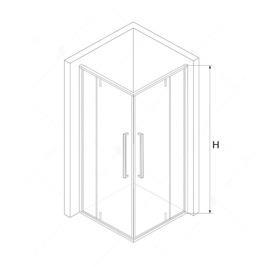 RGW Stilvoll SV-33 06323388-11 душевое ограждение 80*80*200