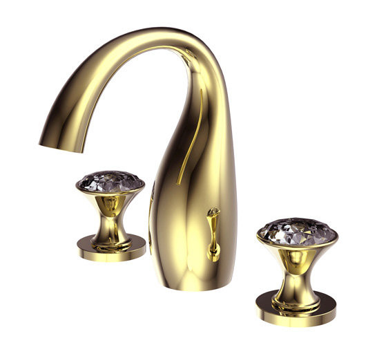 Bravat Swan F24287G-ENG смеситель для раковины золото