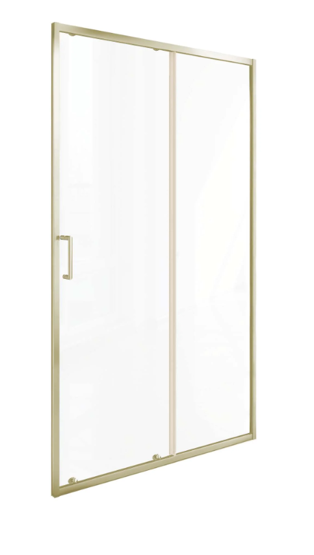 BAS Lite WTW-110-C-BG душевая дверь в нишу 1100х1900 Брашированное золото ЛТ00041
