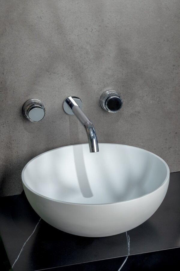 Смеситель для раковины из стены Boheme Aura Chrome на 3 отв. 152-2-CR-A