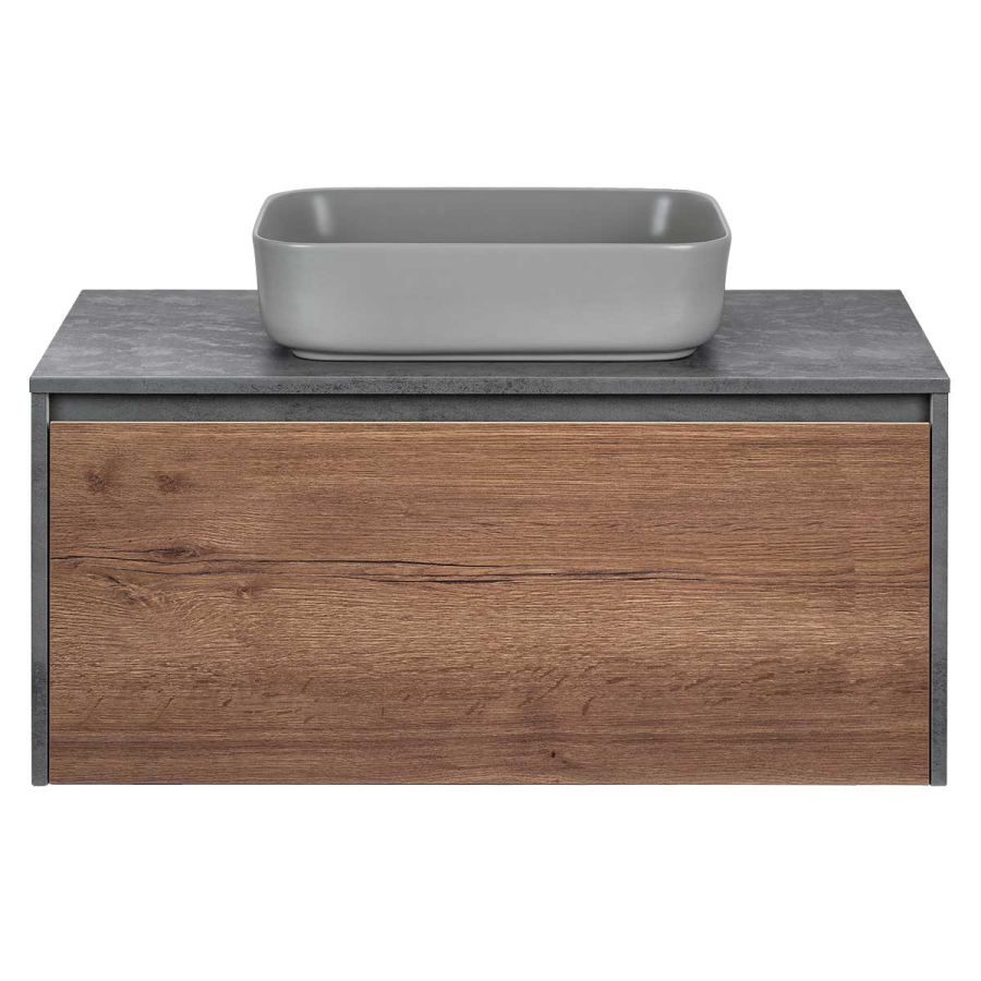 Vincea тумба под раковину Mesa 1000 T.Oak + Beton