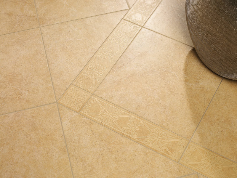 Coliseum Gres Toscana Giallo Fascia Giglio 7x30 см вставка напольная желтая