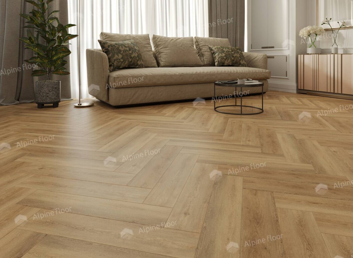 Alpine Floor Parquet Light SPC ламинат Дуб Буна ECO 13-30AB 600 х 125 х 4мм