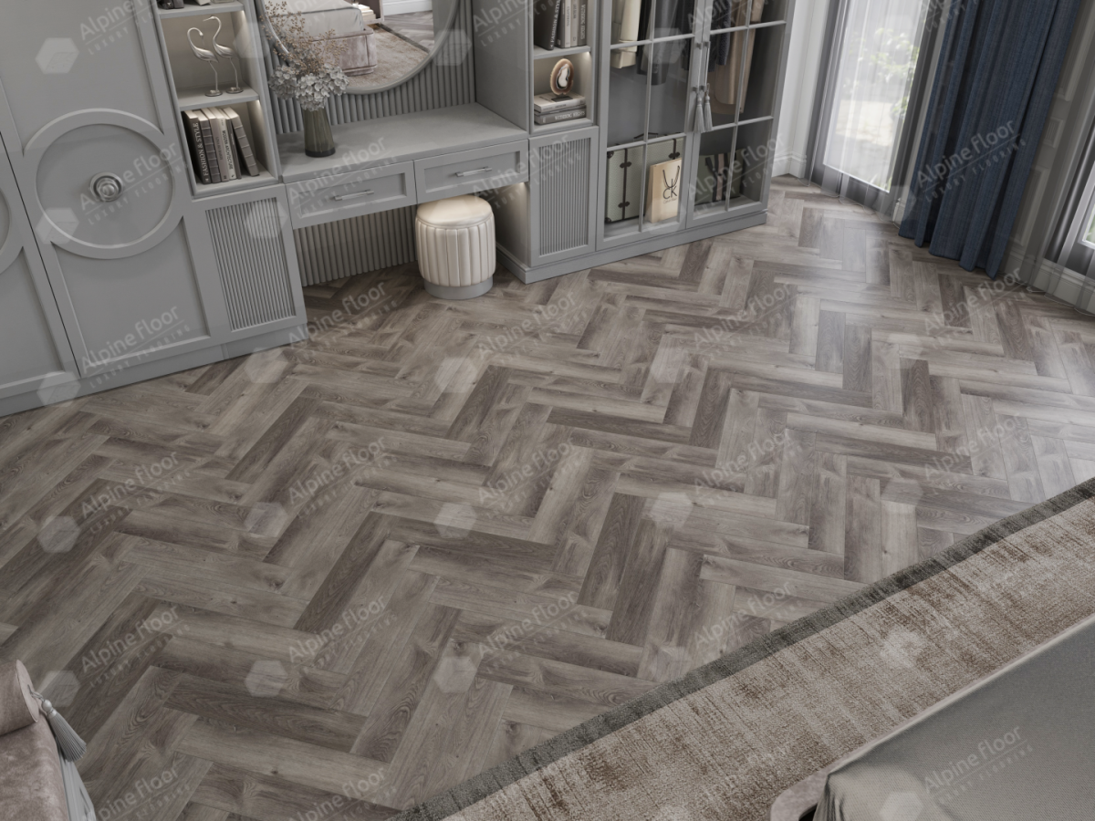 Alpine Floor Parquet Light SPC ламинат Дуб Мерга ECO 13-13AB-R 600 х 125 х 4мм