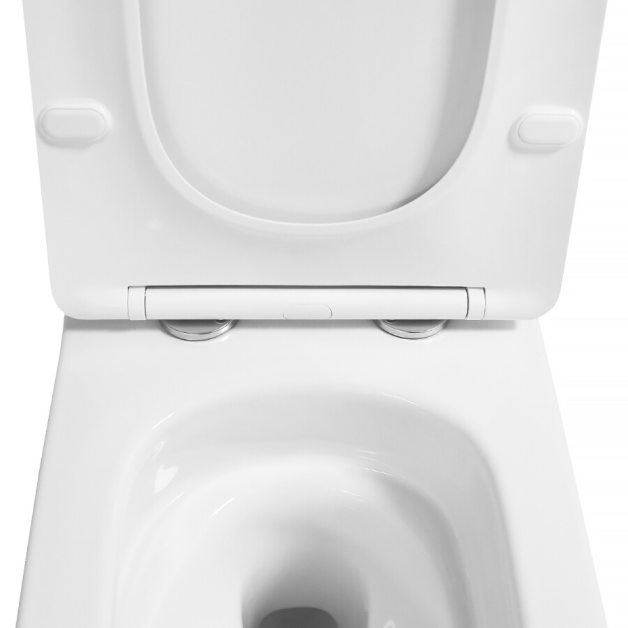 Унитаз подвесной Azario Indor Торнадо, с сиденьем микролифт/дюропласт 520*360*360 AZ-9004WT