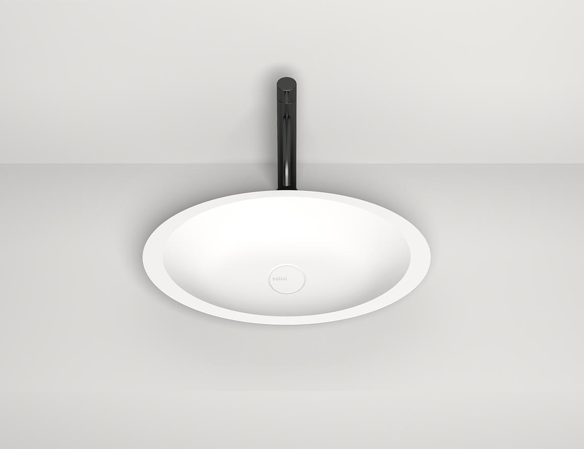 Salini Callista 102 раковина накладная глянцевая