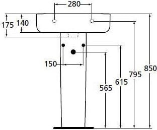 Ideal Standard Connect E797301 пьедестал