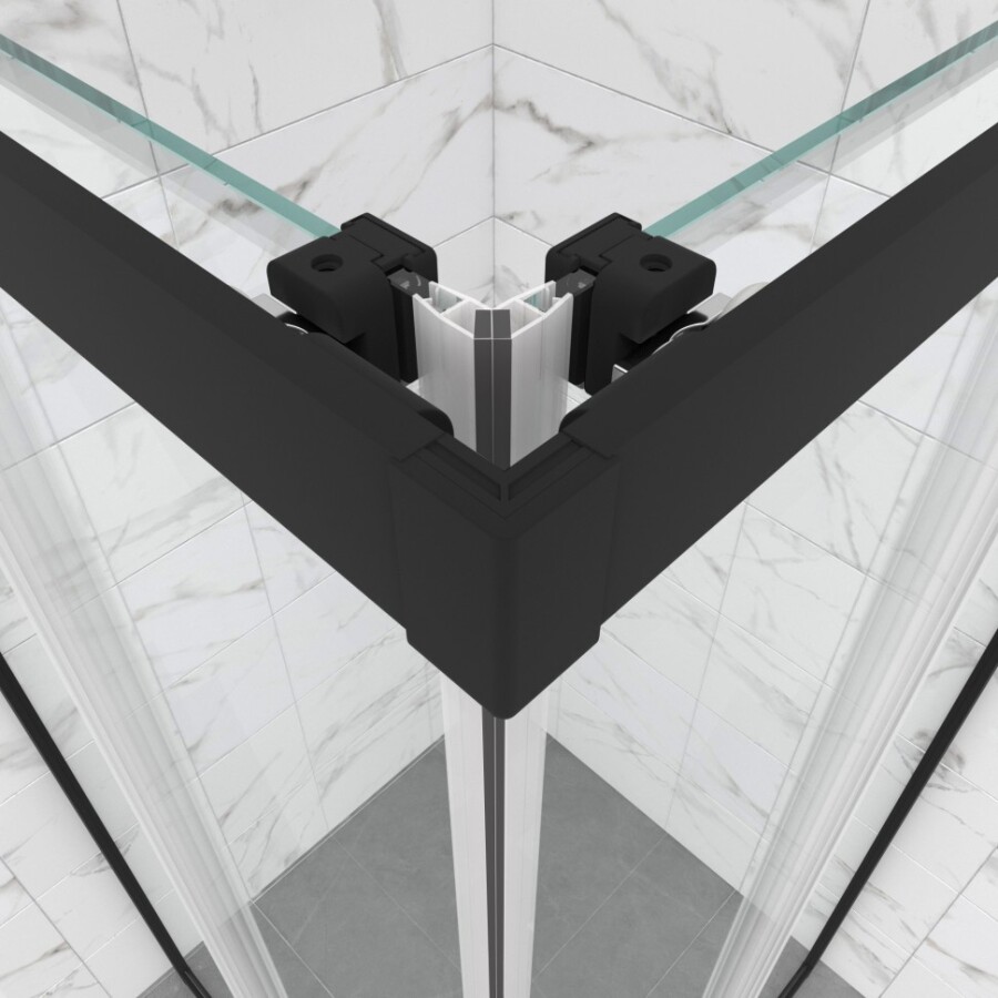 Душевое Ограждение Triton pro Фикс-Блэк-Вельвет 90х90 Щ0000077924