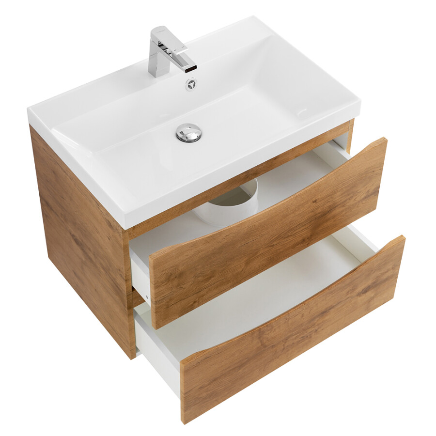 BelBagno Marino 60 см тумба с раковиной MARINO-600-2C-SO-RN-P подвесная