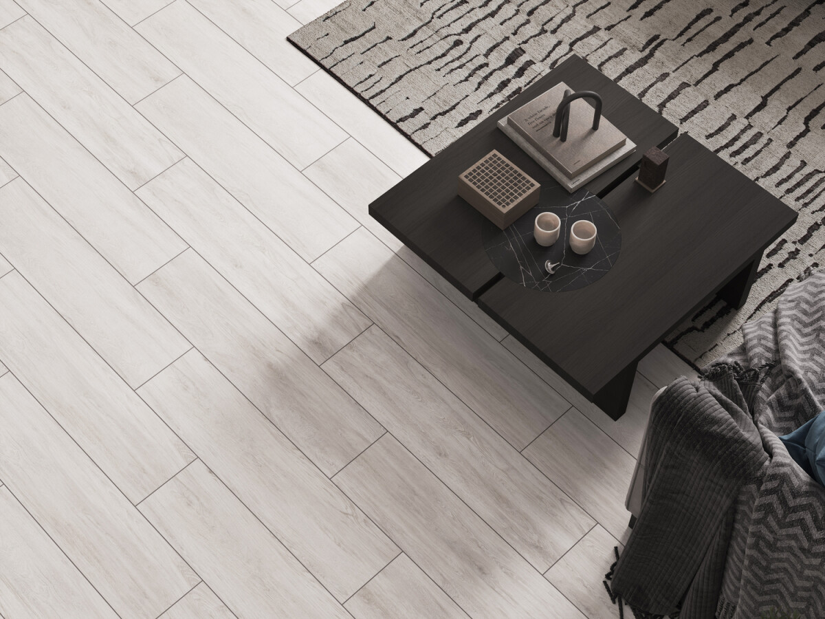 Керамогранит Cersanit Bonsai Tree светло-серый ректификат рельеф 21,8x89,8 A17948