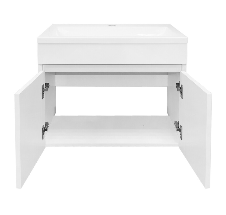 Комплект Тумба Loranto Serenada 70 700х450х550 подвесная, с раковиной Астория 70, белый CS00096748