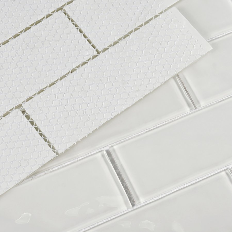 Bonaparte Rumba White мозаика стеклянная 30х30 см