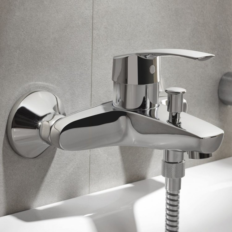 Акционный набор смесителей для ванны Grohe Eurosmart 123238 3 в 1