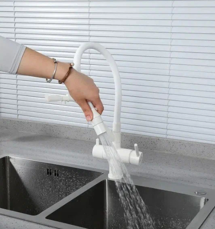 Смеситель для кухни с гибким изливом Gappo G4398-88