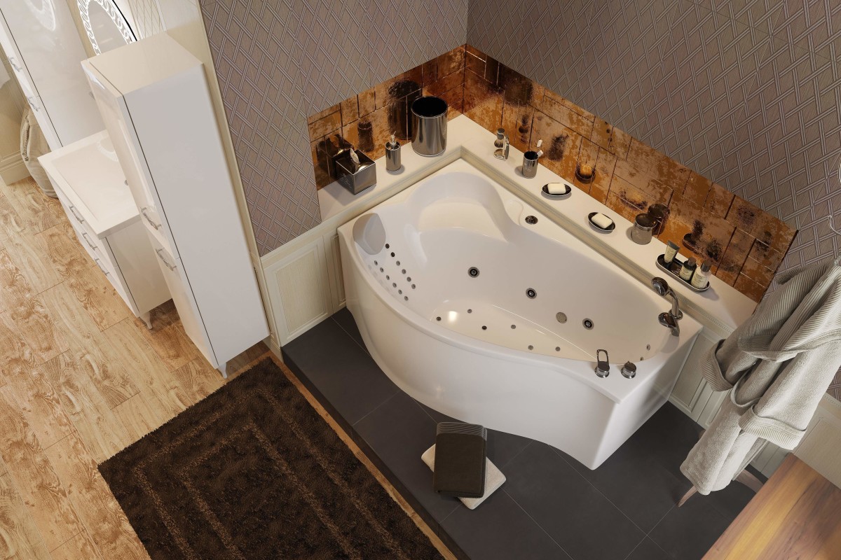 Marka One Gracia 160*95 ванна акриловая угловая