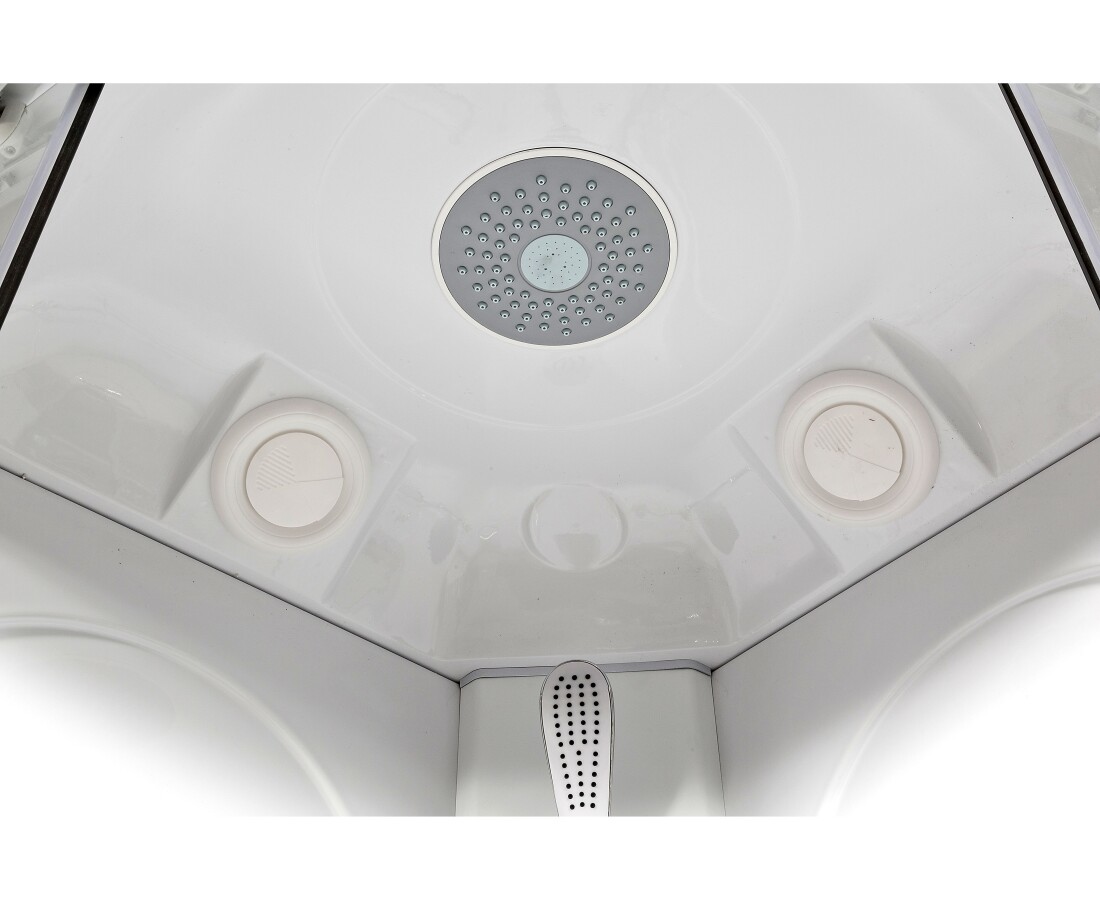 Deto душевая кабина 90х90 L590LED+GM с гидромассажем